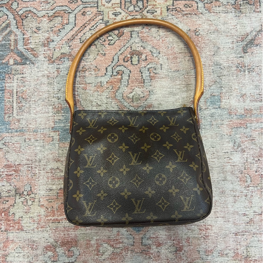LOUIS VUITTON LOOPING MM HAND BAG SD0042 PURSE MONOGRAM CANVAS